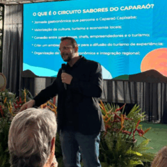 O Circuito Sabores do Caparaó foi apresentado pelo diretor do Instituto Panela de Barro, Eduardo Destefani. Foto: Divulgação