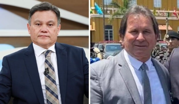 O promotor de Justiça Lincoln Gakiya e o diretor de presídios Roberto Medina.