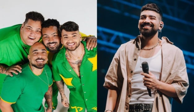 Menos é Mais e Dilsinho se apresentam no Samba Brasil 2025 (Foto: Reprodução/Instagram)