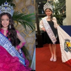 Sarah Kemeicik foi coroada no concurso Queens of the Seas (Foto: Prefeitura de Guarapari/Divulgação)