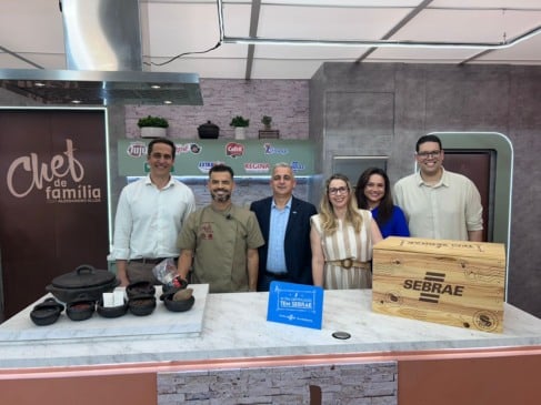 Sebrae ES no reality Chef de Família valorizando produtos capixabas
