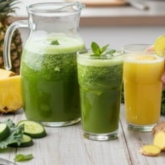 5 sucos com abacaxi que limpam e renovam o corpo