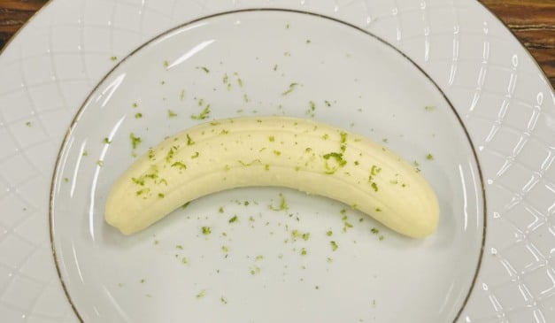 Sobremesa de banana causa discussão nas redes sociais (Foto: Reprodução/X)