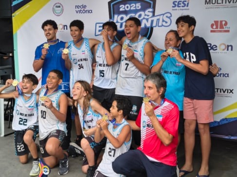 Nice de Paula leva mais um ouro no basquete dos Jogos Estudantis