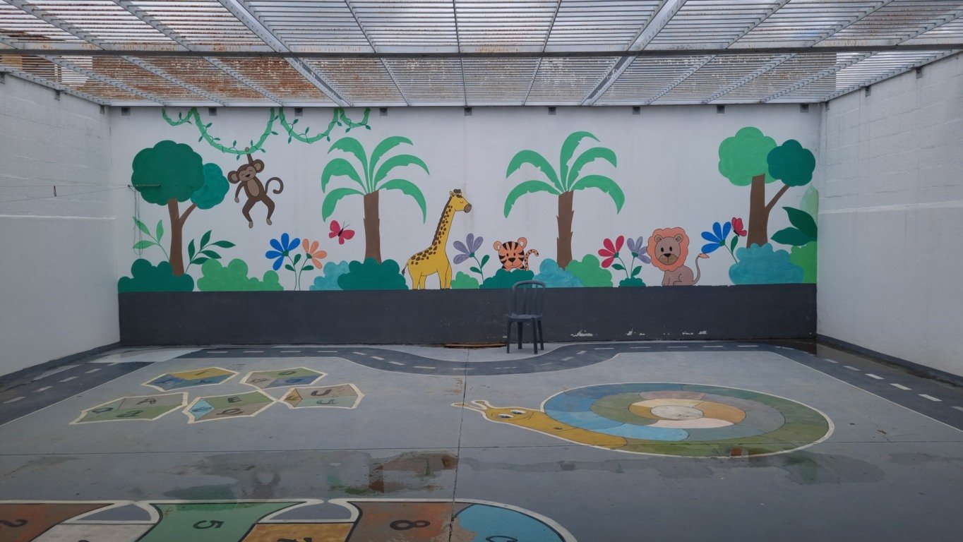 Ala materno infantil na Penitenciária Feminina de Cariacica (Foto: Thiago Soares) Ala materno infantil na Penitenciária Feminina de Cariacica (Foto: Thiago Soares)