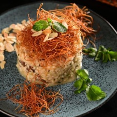 Risoto de cordeiro com amêndoas do Zattar (Foto: ES Restaurant Week/Divulgação)