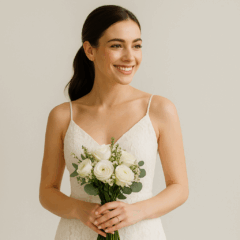 Inspiração para o grande dia: vestidos, cabelos e maquiagens perfeitos para noivas de casamento civil