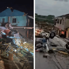 Tornado Paraná (Foto/reprodução: X)