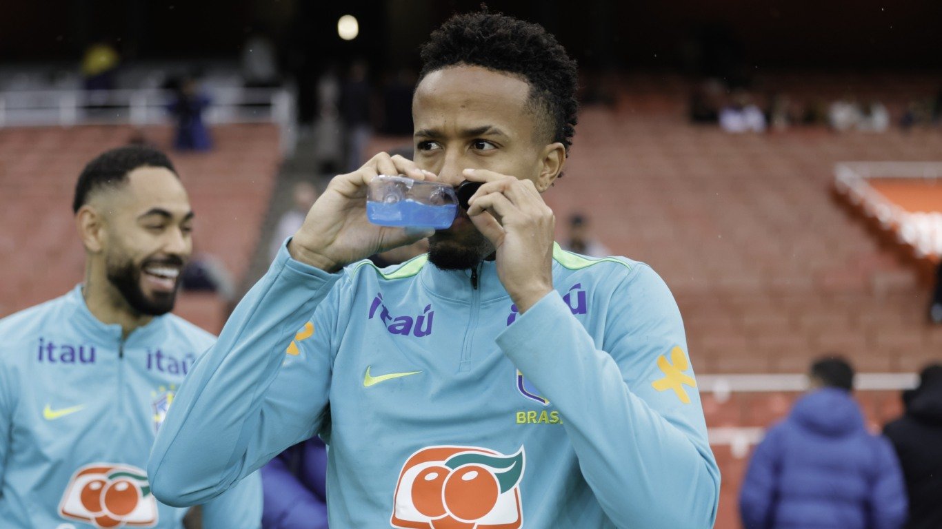14.11.2025 - Treino da Seleção Brasileira Emirates Stadium FOTO: @rafaelribeirorio / CBF