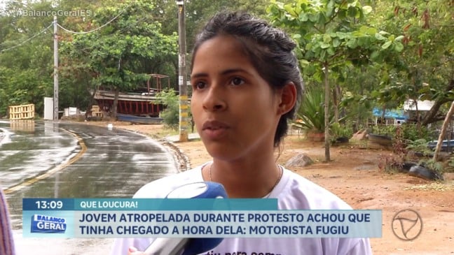 Protesto por justiça termina em atropelamento de jovem em Vitória