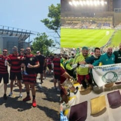 Grupos de torcedores capixabas de Flamengo e Palmeiras acompanham os times em viagens internacionais