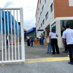 Chegada de alunos na Faesa para o Enem