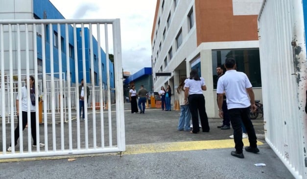 Chegada de alunos na Faesa para o Enem