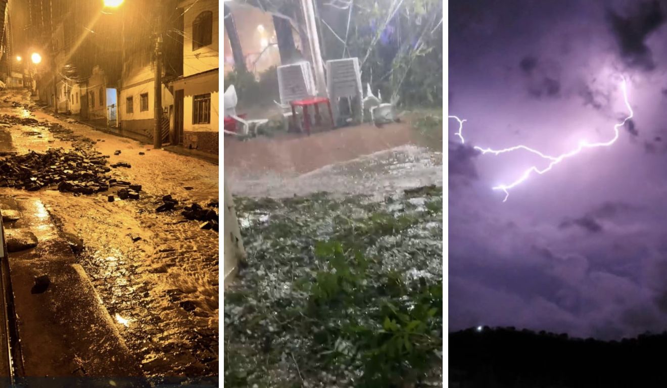 Chuva em cidades do ES