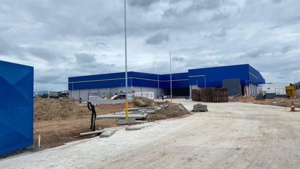 Construção da nova loja do Assaí Construção da nova loja do Assaí