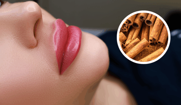 Esfoliante natural com canela, açúcar e azeite promete lábios mais volumosos e macios em poucos minutos