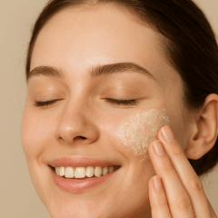 Receita simples e acessível para turbinar a produção de colágeno na pele, com clara de ovo e óleo de amêndoas