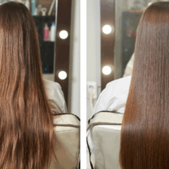 Receita caseira com clara de ovo e farinha de arroz alisa os fios de forma natural, proporcionando cabelos mais lisos e saudáveis