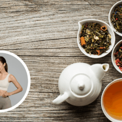 Chás como chá verde, hibisco, chá preto e gengibre ajudam a reduzir a retenção de líquidos e acelerar o emagrecimento para um verão saudável