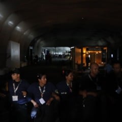 Cordão de isolamento após incêndio na COP 30