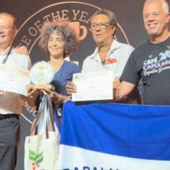 Carolinna Bridi foi campeã na categoria conilon. Foto: Reprodução Sebrae/ES