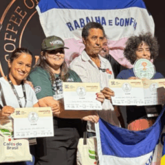 Carolinna Bridi foi campeã na categoria conilon. Foto: Reprodução Sebrae/ES
