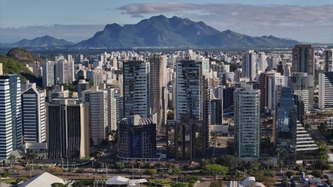 Enseada do Suá trecho da praça do papa