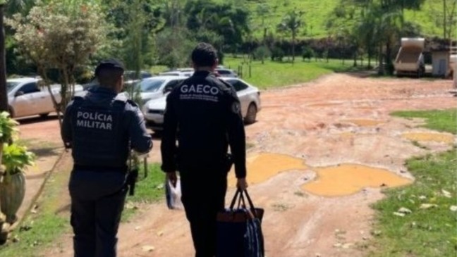 MPES deflagra Operação Patronato de Ferro e cumpre mandado de busca e apreensão em Ibitirama (Foto/divulgação: MPES)