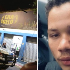 Homem é morot na frente de distribuidora (Foto/reprodução: TV Vitória)