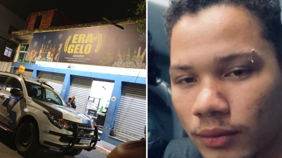 Homem é morot na frente de distribuidora (Foto/reprodução: TV Vitória) Homem é morot na frente de distribuidora (Foto/reprodução: TV Vitória)