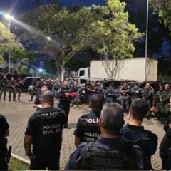 Suspeito foi preso em flagrante (Foto: Divulgação / Sesp)