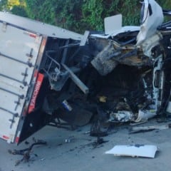 Acidente Cachoeiro de Itapemirim (Foto/reprodução: TV Vutória)