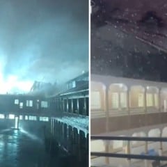 Vendaval em Aimorés (Foto/reprodução: TV Vitória)