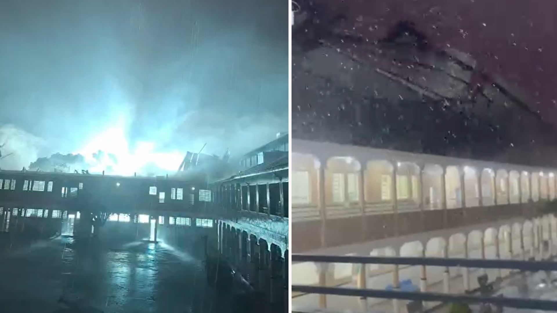 Vendaval em Aimorés (Foto/reprodução: TV Vitória)