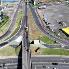 Novo viaduto na Darly Santos (Foto: Thiago Soares)