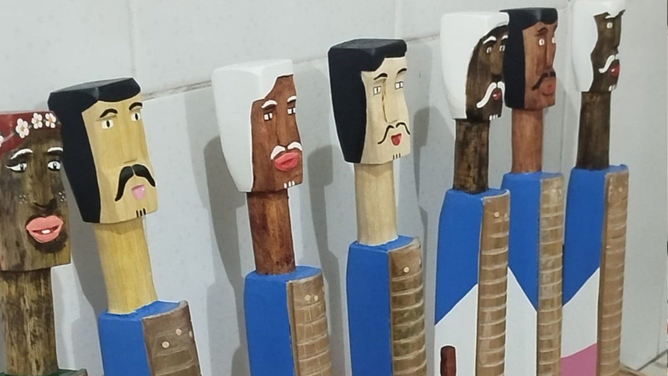 Casacas feitas pelo ateliê do Marcos (Foto: Arquivo Pessoal)