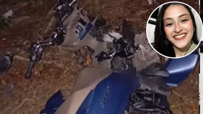 Larissa Silva, vítima de acidente com moto em Guarapari (Foto/reprodução: TV Vitória)