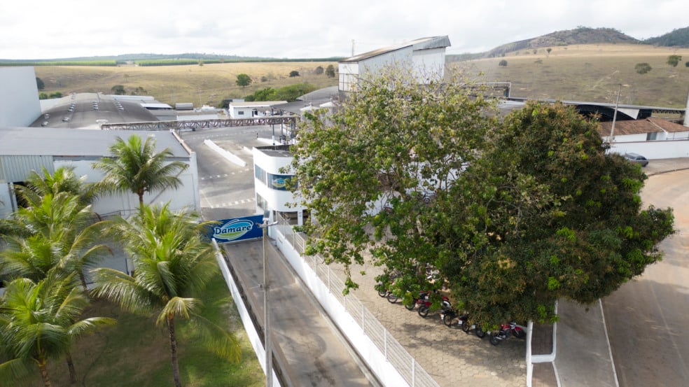 Fábrica da Damare em Montanha: unidade de café já produz 200 toneladas por mês e tem capacidade para 1.000 toneladas. Crédito: Divulgação 
