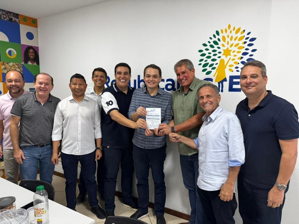 Filiação de Ramalho ao Republicanos (foto: divulgação) Filiação de Ramalho ao Republicanos (foto: divulgação)