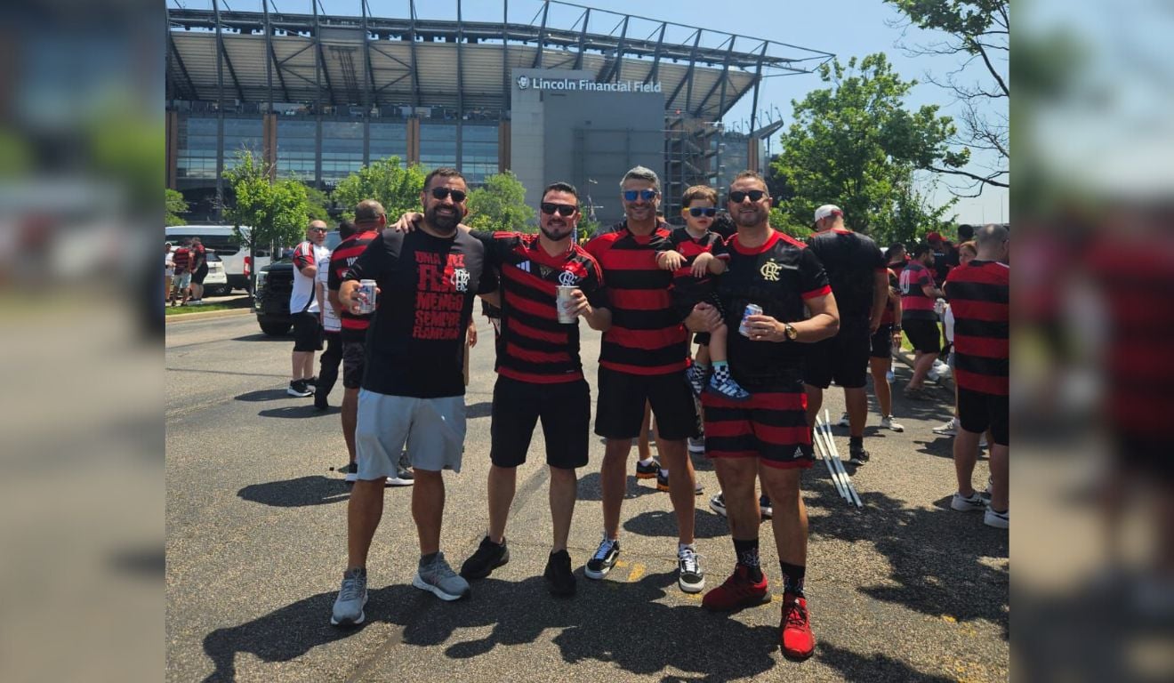 Grupo de amigos flamenguistas viajam para acompanhar o Flamengo, Mundial de Clubes no Estados Unidos