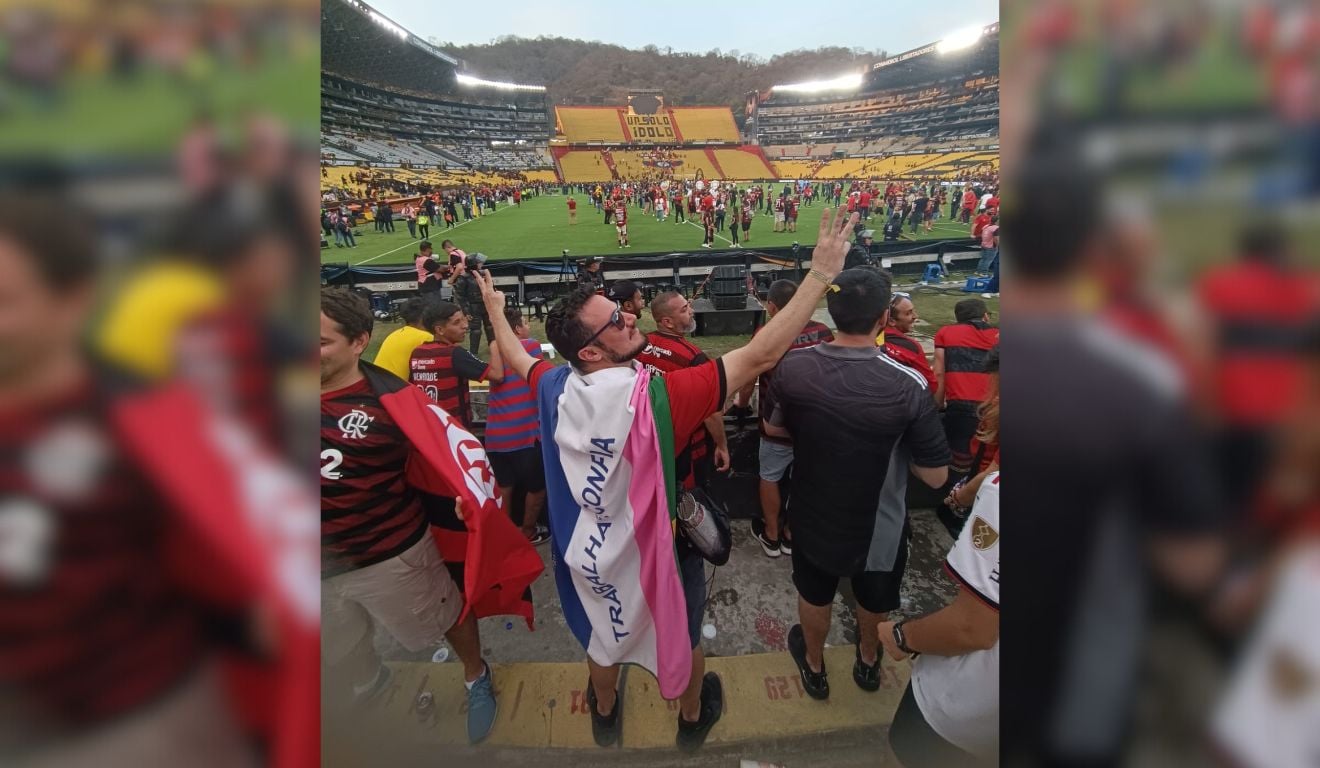 Edevaldo Favato na final da Libertadores de 2022 no Equador