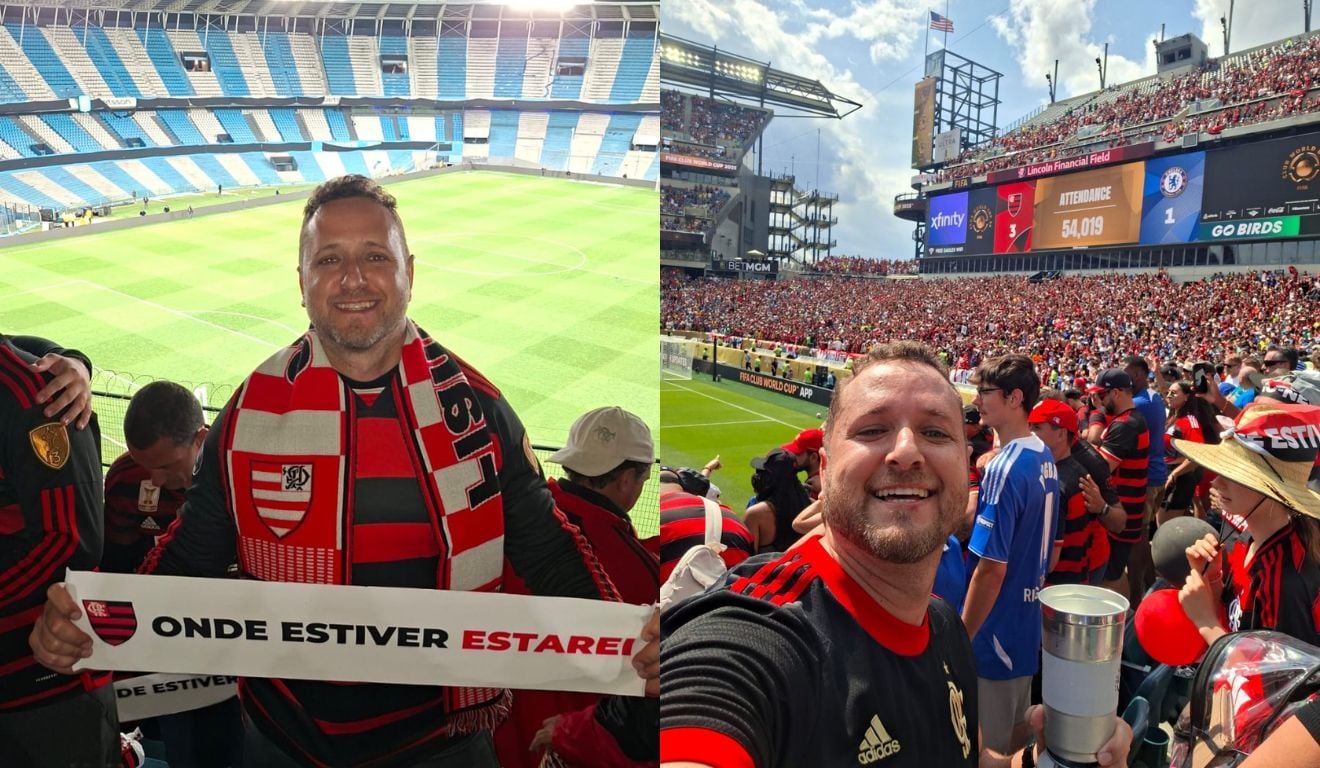 Victor Caldeira, flamenguista em jogos na Argentina e no Super Mundial de Clubes nos EUA