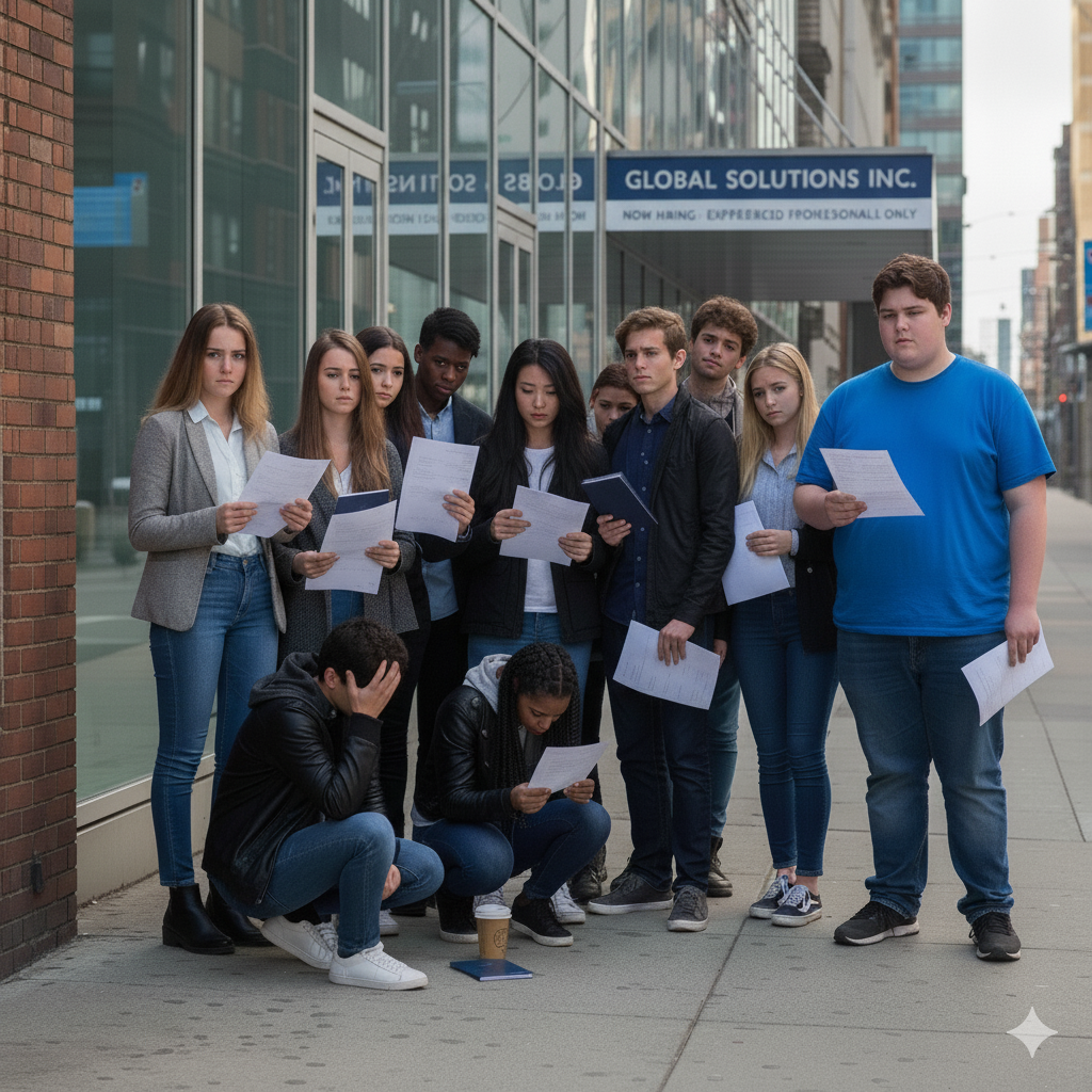 Por onde começar? O desafio de uma geração sem degrau de entrada