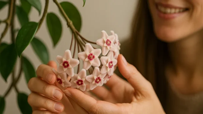 Hoya carnosa - Como manter a flor-de-cera em vasos pendentes