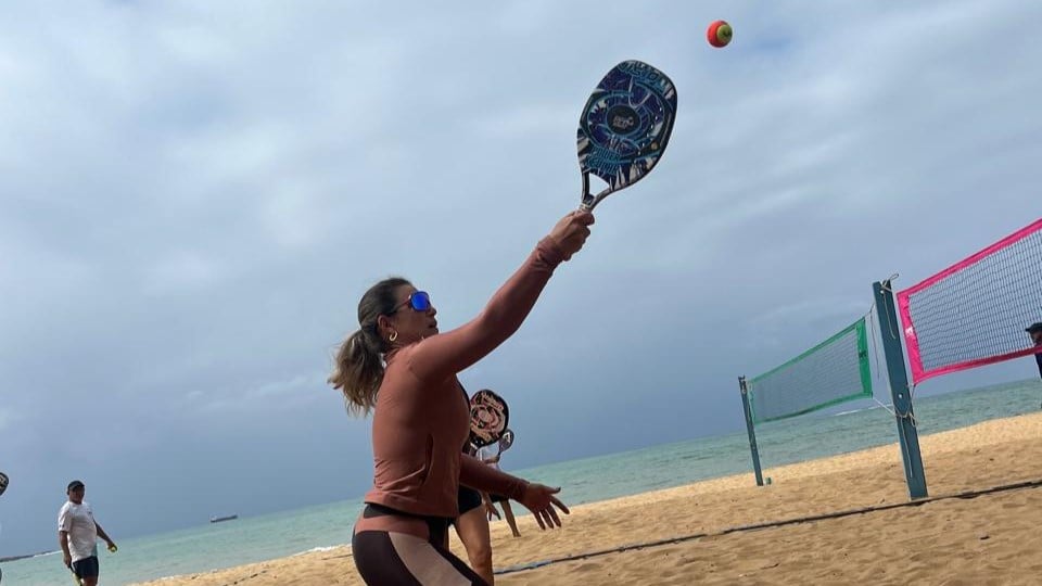 Beach Tennis. Seleção capixaba que vai jogar a Copa das Confederações 2025