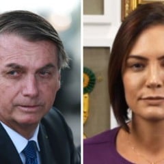 Jair Bolsonaro e Michelle Bolsonaro