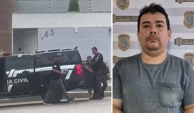 Jordan Luiz Paulino Angelo, integrante da Gangue da Hilux, foi preso em Baixo Guandu