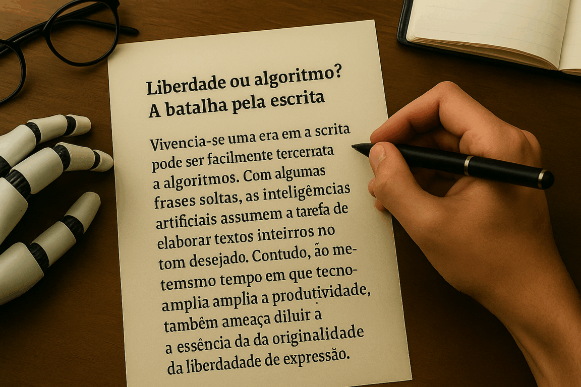 Liberdade ou algoritmo? A batalha pela escrita Liberdade ou algoritmo? A batalha pela escrita