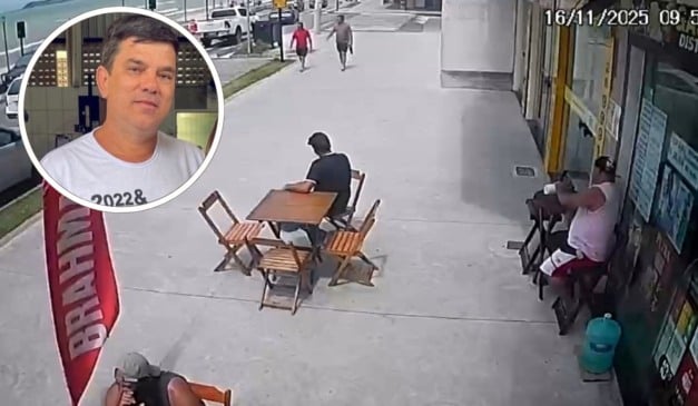 Marcelo Fernandes (destaque) foi preso pela morte da esposa. Foto: Montagem/Arquivo pessoal/Câmera de videomonitoramento