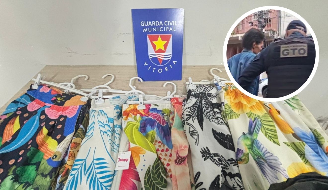 Mulher com 12 passagens é presa em Vitória após furtar sete calças em loja